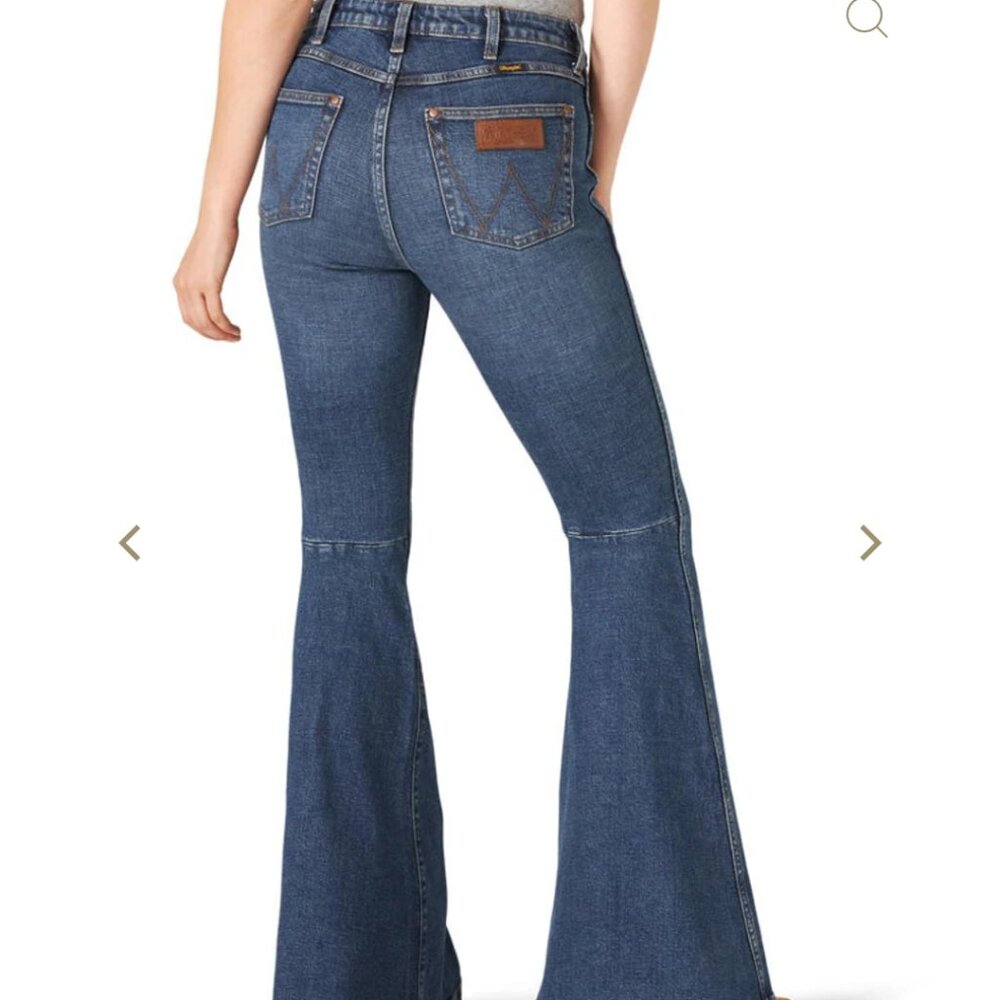 Wrangler Retro High Rise Flare /Bell Bottom Denim Jeans